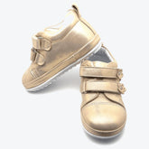 Small Foot Klettschuhe, Größe 22, Modell 'Eli-Zan Glitter' in der Farbe Gold, präsentiert auf dem Titelbild.